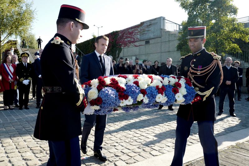 Macron marks the anniversary of the massacre of October 17,