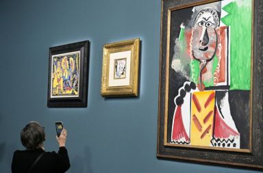 Picasso paintings and works are auctioned at the Bellagio Hotel