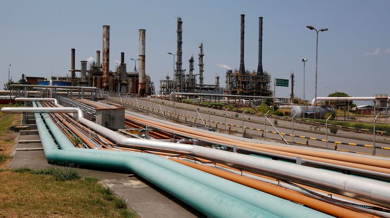 FILE PHOTO: View of the oil refinery Ecopetrol in Barrancabermeja