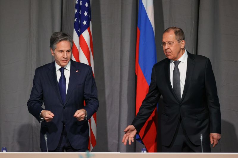 Russian Foreign Minister Lavrov meets with U.S. Secretary of State