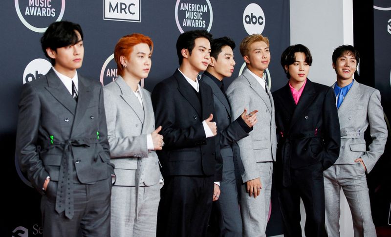FILE PHOTO: 2021 American Music Awards Arrivals at the Microsoft