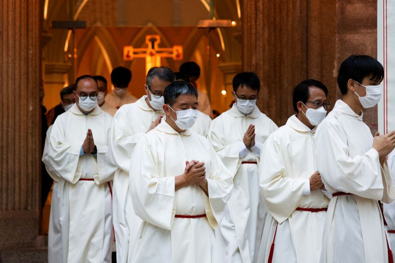 FILE PHOTO: Episcopal ordination of Bishop Stephen Chow in Hong