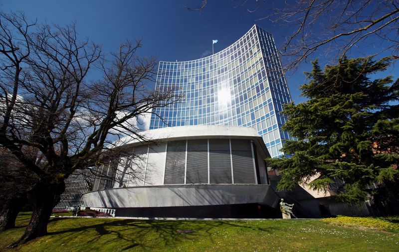 FILE PHOTO: The headquarters of the WIPO is pictured in