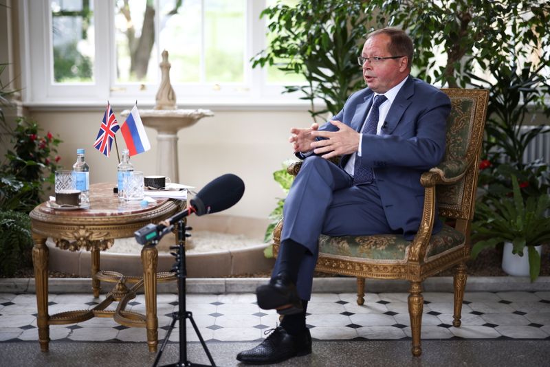 Ambassador of Russia to the United Kingdom Andrei Kelin attends