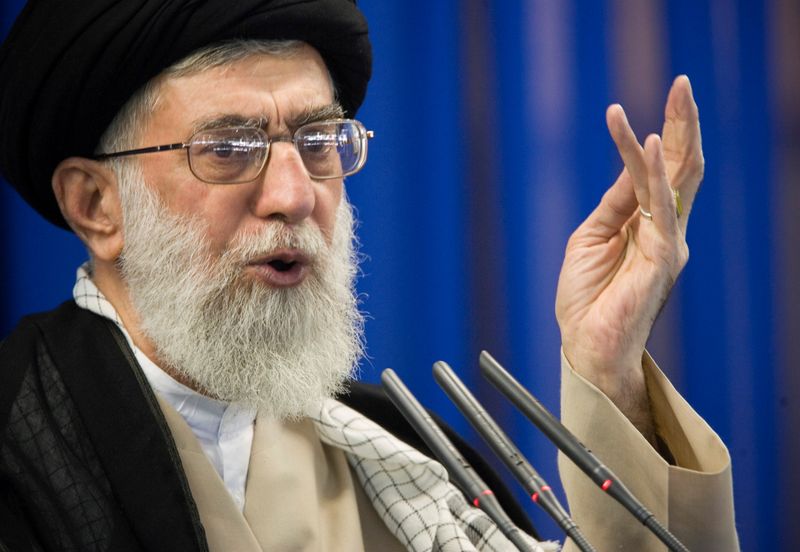 FILE PHOTO: Iran’s Supreme Leader Ayatollah Ali Khamenei speaks during