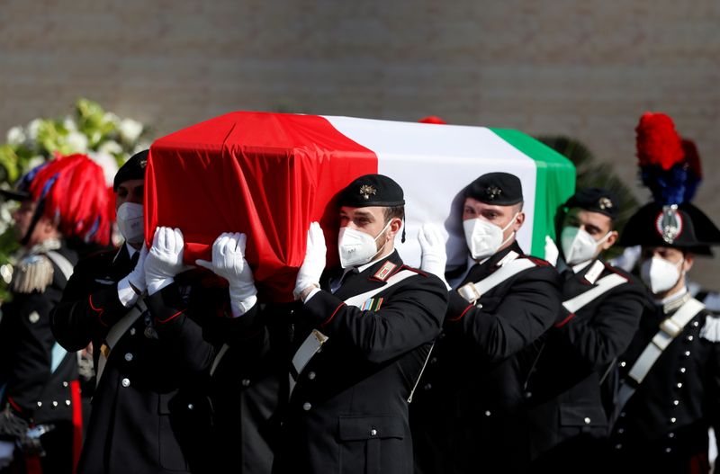 FILE PHOTO: Funeral of Italian ambassador Luca Attanasio and his