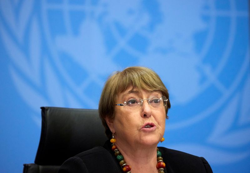FILE PHOTO: U.N. High Commissioner for Human Rights Bachelet attends