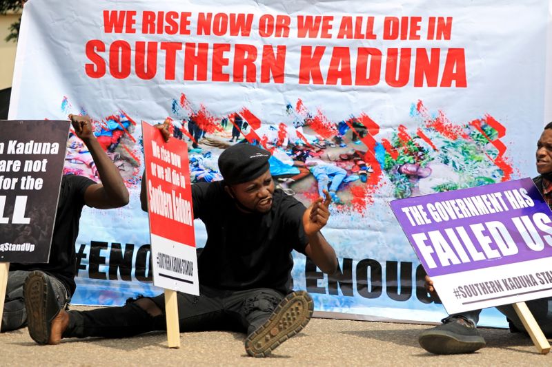 FILE PHOTO: Protest against killings in southern Kaduna and insecurities