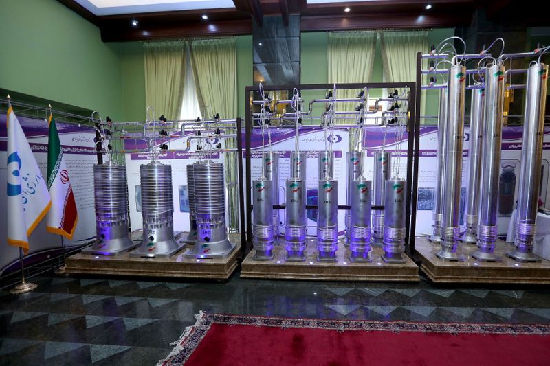 FILE PHOTO: A number of new generation Iranian centrifuges are