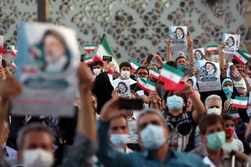 FILE PHOTO: Khamenei protege Raisi wins Iran election amid low