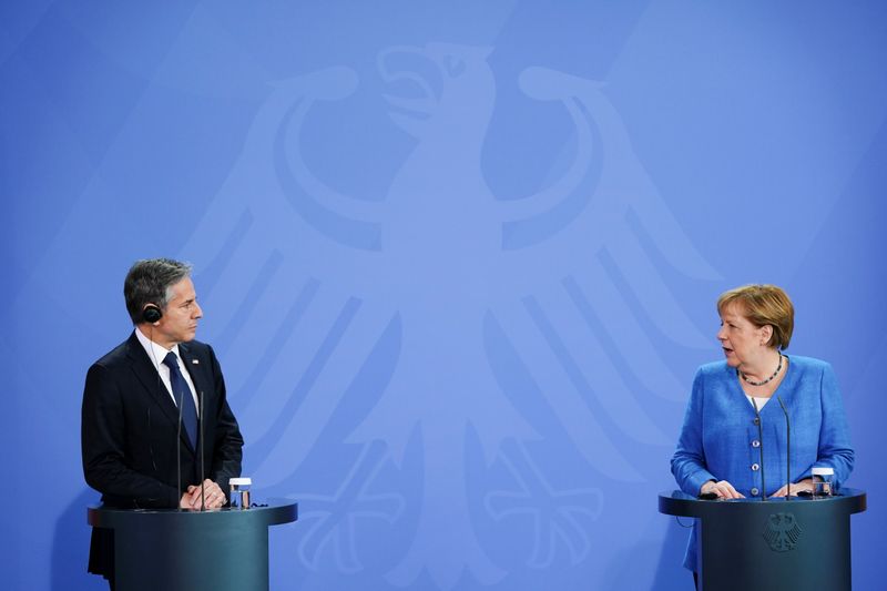 U.S. Secretary of State Antony Blinken meets German Chancellor Angela