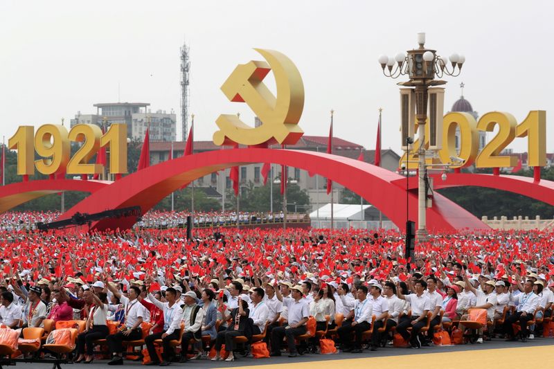 The 100th founding anniversary of the Communist Party of China