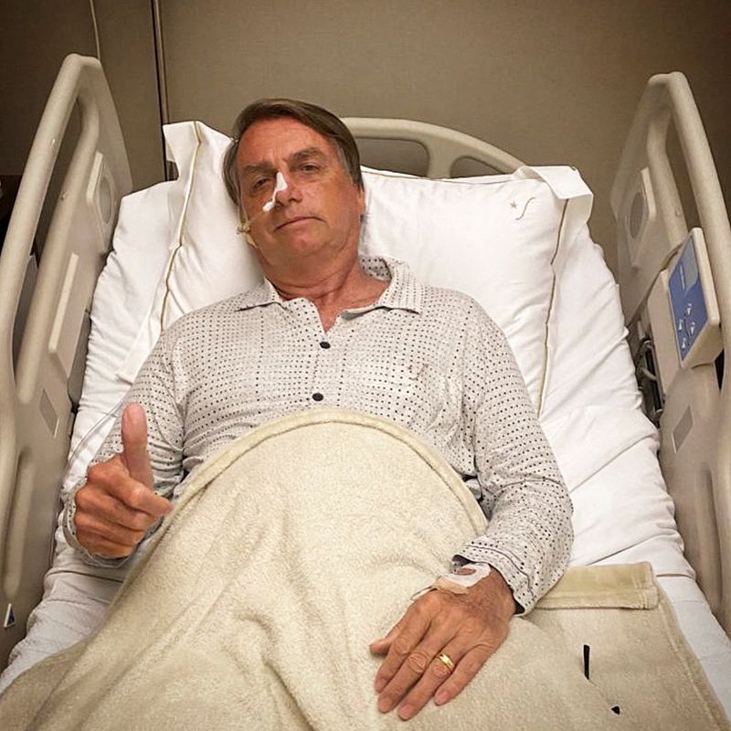 Brazil’s President Bolsonaro is hospitalized in Sao Paulo