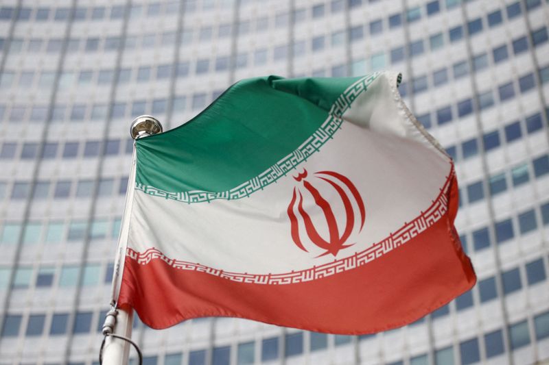 FILE PHOTO: Iran’s flag pictured in March
