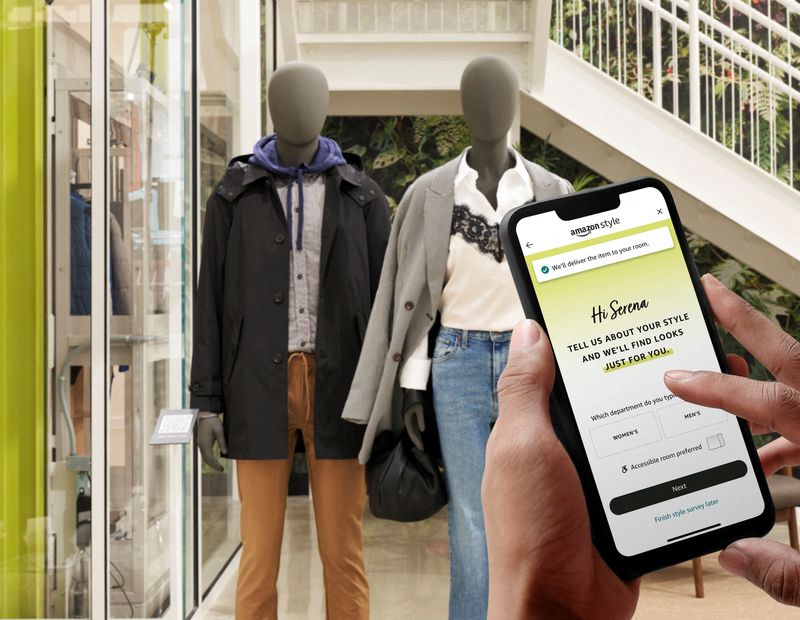 Amazon.com Inc’s upcoming physical fashion store is seen in handout