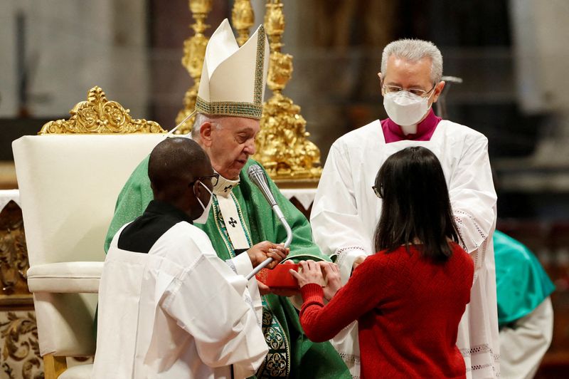 Pope Francis celebrates Holy Mass in St. Peter’s Basilica to