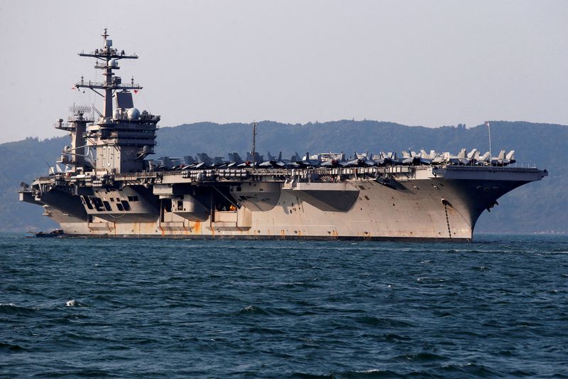 FILE PHOTO: Two U.S. carriers enter S.China Sea, to ‘counter