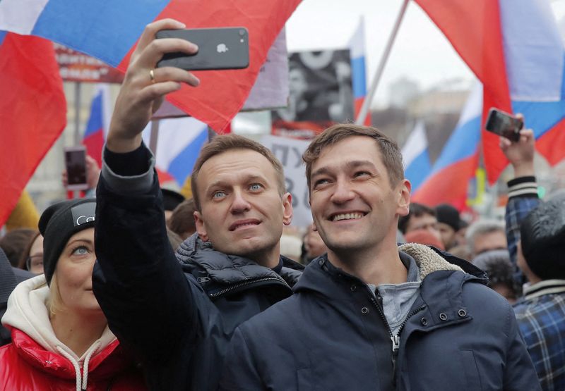 FILE PHOTO: Russian opposition leader Alexei Navalny and his brother