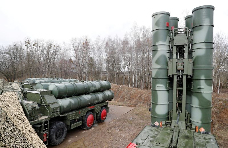 FILE PHOTO: A view shows S-400 surface-to-air missile system after