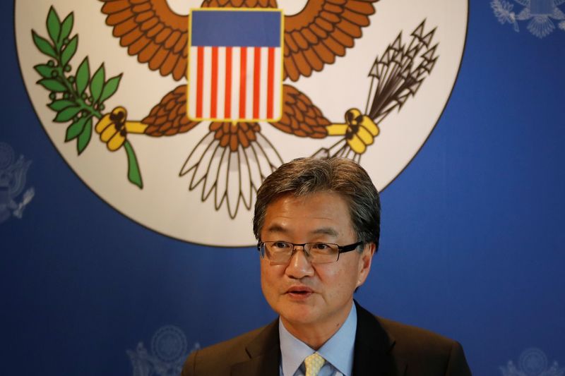 U.S. Special Representative for North Korea Policy Joseph Yun arrives