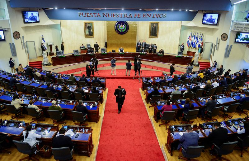 A view shows deputies during an extraordinary session of Congress,