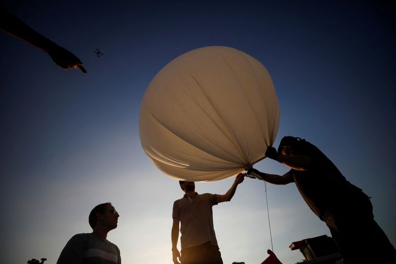FILE PHOTO: Israeli startup High Hopes Labs develops balloon that