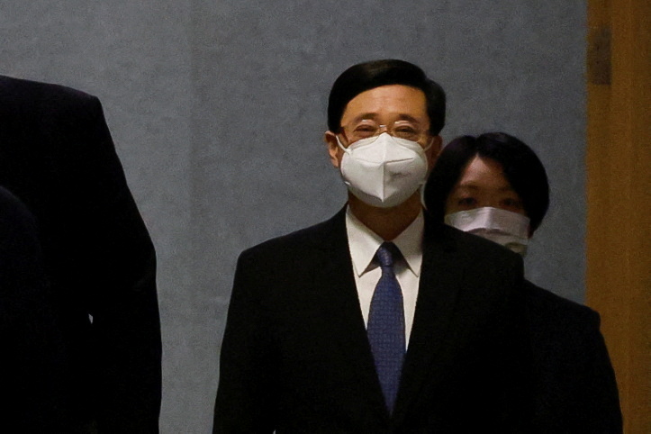 Hong Kong Chief Secretary for Administration John Lee attends a