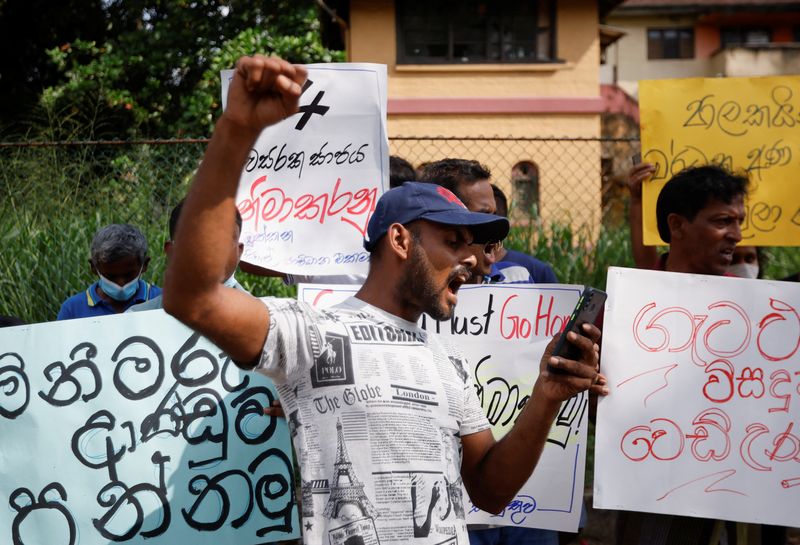 Protests continue after a fatality during the ongoing Sri Lanka’s