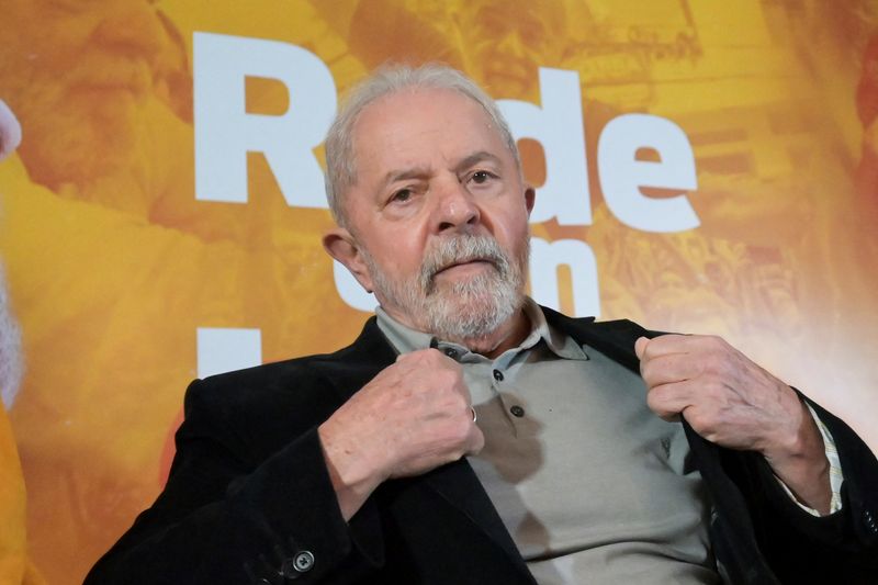 Former Brazil’s President Luiz Inacio Lula da Silva attends a