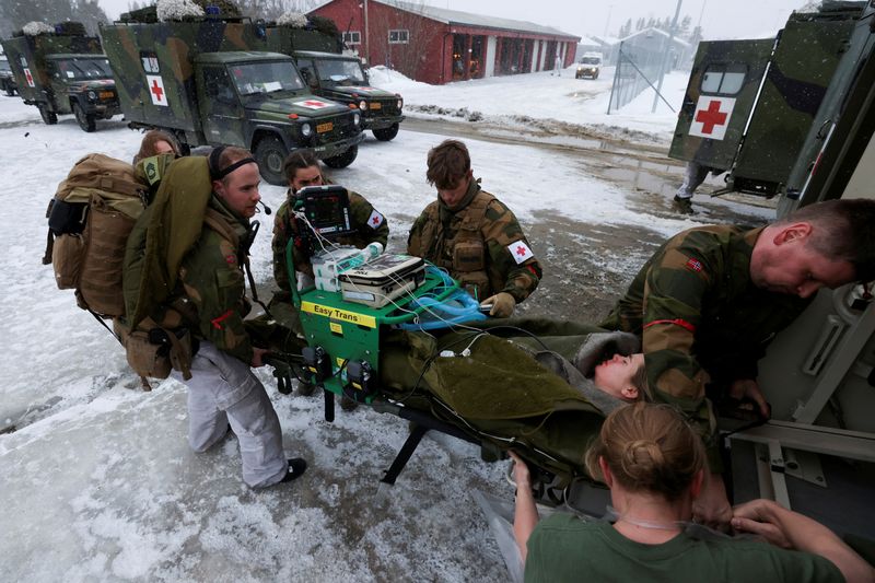 FILE PHOTO: “Cold Response 2022” NATO military exercise, in Setermoen