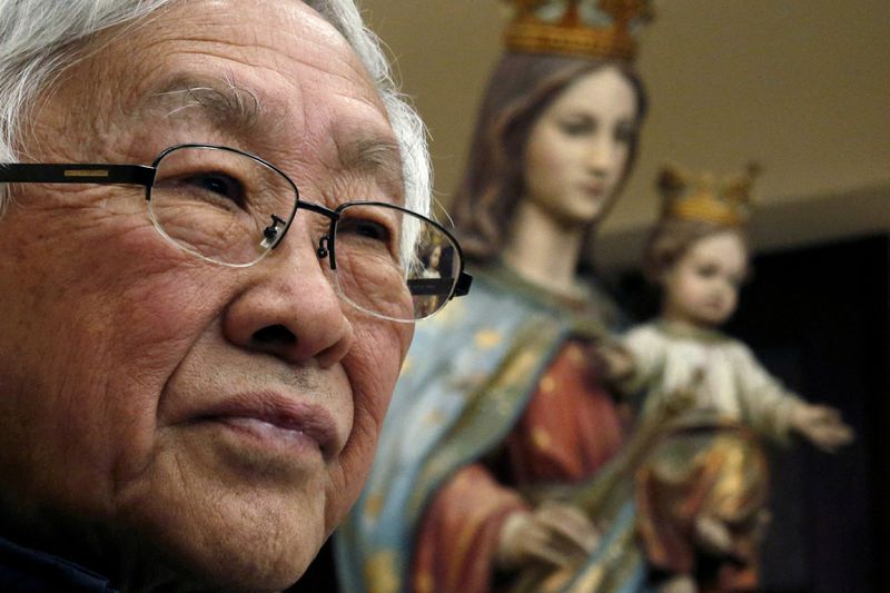 FILE PHOTO: Former head of the Catholic Church in Hong