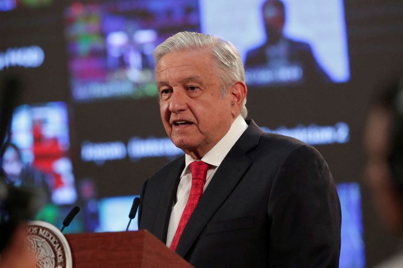 FILE PHOTO: Mexico’s President Lopez Obrador attends U.S. global climate