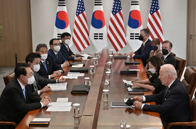 U.S. President Biden meets with South Korean President Yoon at