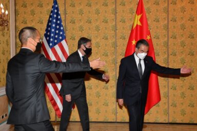 FILE PHOTO: U.S. Secretary of State Antony Blinken meets Chinese