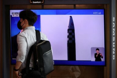 North Korea’s launch of three missiles including one thought to