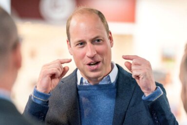 FILE PHOTO: Britain’s Prince William visits Heart of Midlothian Football