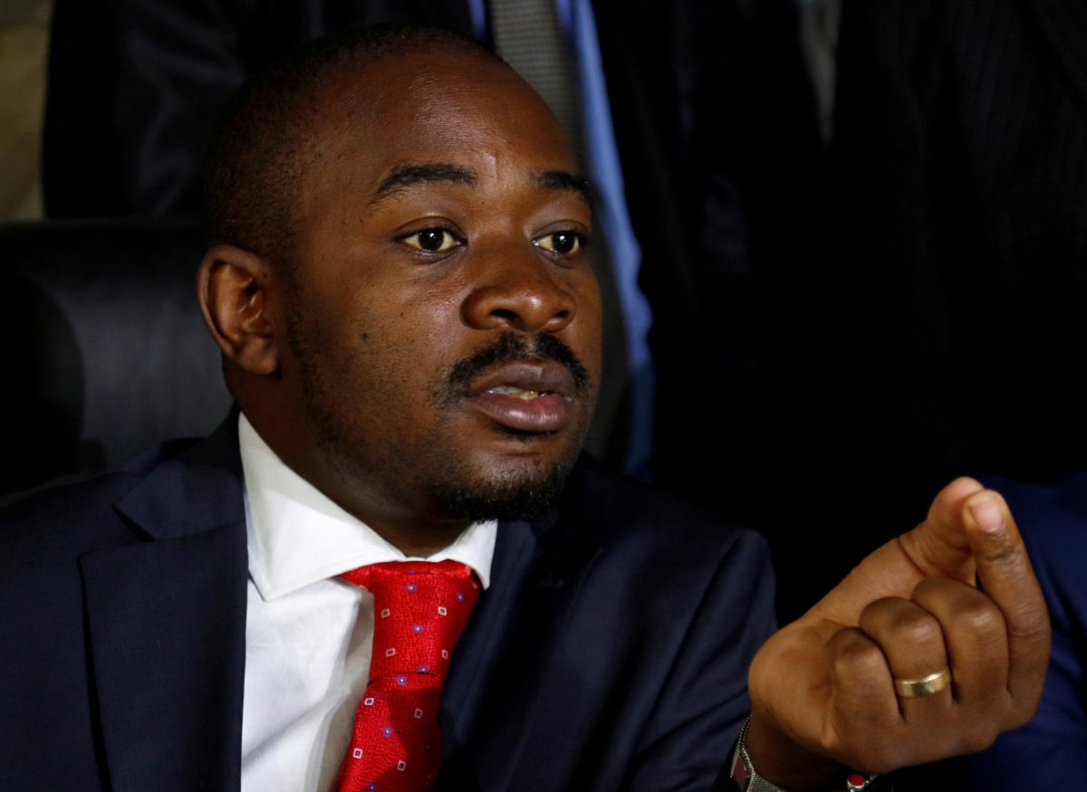 FILE PHOTO: Opposition Movement for Democratic Change leader Nelson Chamisa