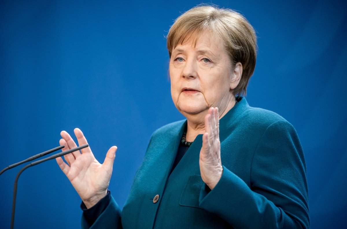 FILE PHOTO: German Chancellor Angela Merkel statement on the spread