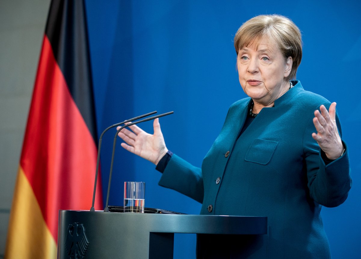 FILE PHOTO: German Chancellor Angela Merkel statement on the spread
