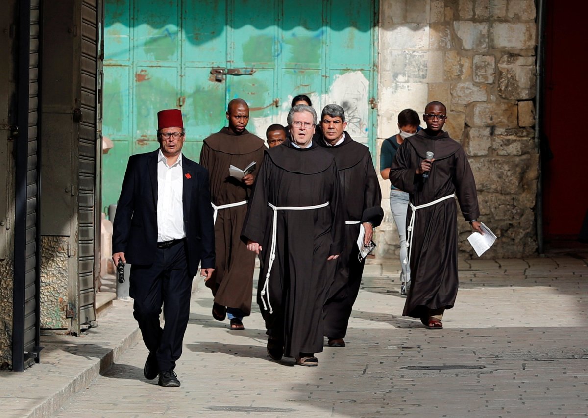 Father Francesco Patton, the Custos of the Holy Land for