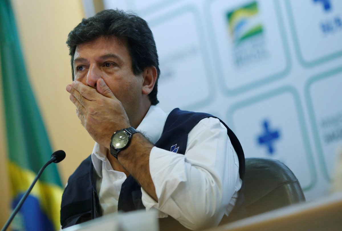FILE PHOTO: Brazil’s Minister of Health Luiz Henrique Mandetta attends