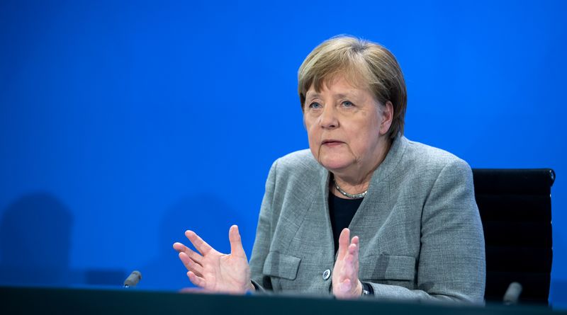 German Chancellor Angela Merkel news conference on the spread of