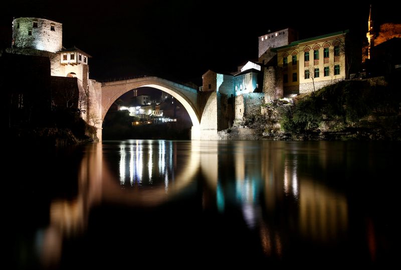 FILE PHOTO: The Old Bridge is pictured in Mostar