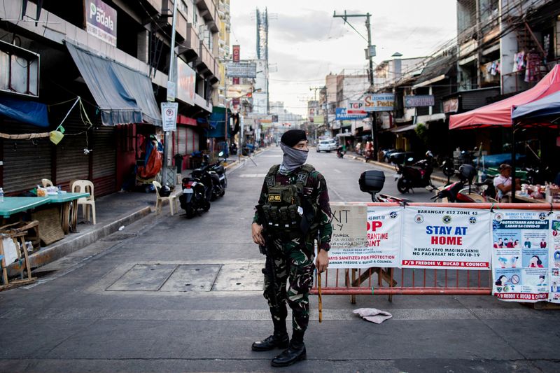 FILE PHOTO: The coronavirus disease (COVID-19) lockdown in Manila