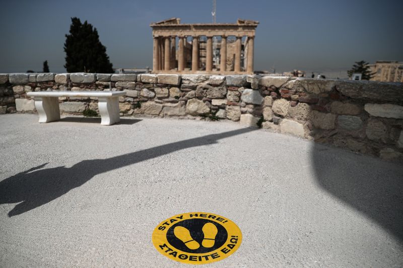 Opening of the Acropolis archaeological site, following the easing of