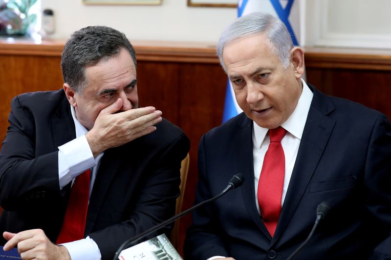 FILE PHOTO: Israeli Prime Minister Benjamin Netanyahu listens to Foreign