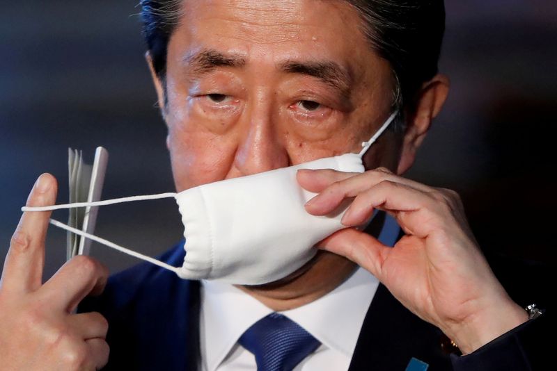 FILE PHOTO: File picture of Japan’s Prime Minister Shinzo Abe