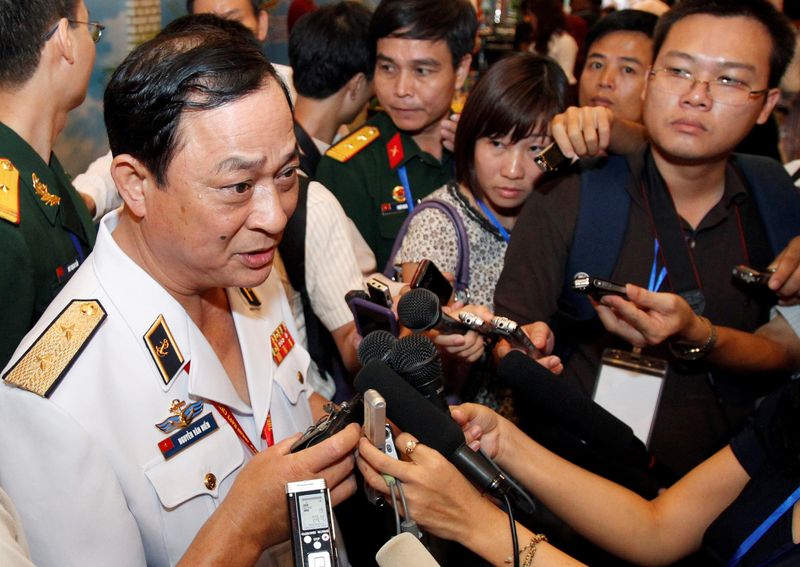 FILE PHOTO: Vietnam’s Vice Minister of Defence and Navy Commander