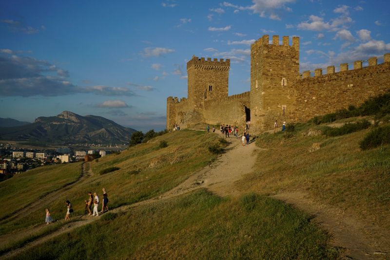 FILE PHOTO: 14th century Genoese Fortress is seen in Sudak