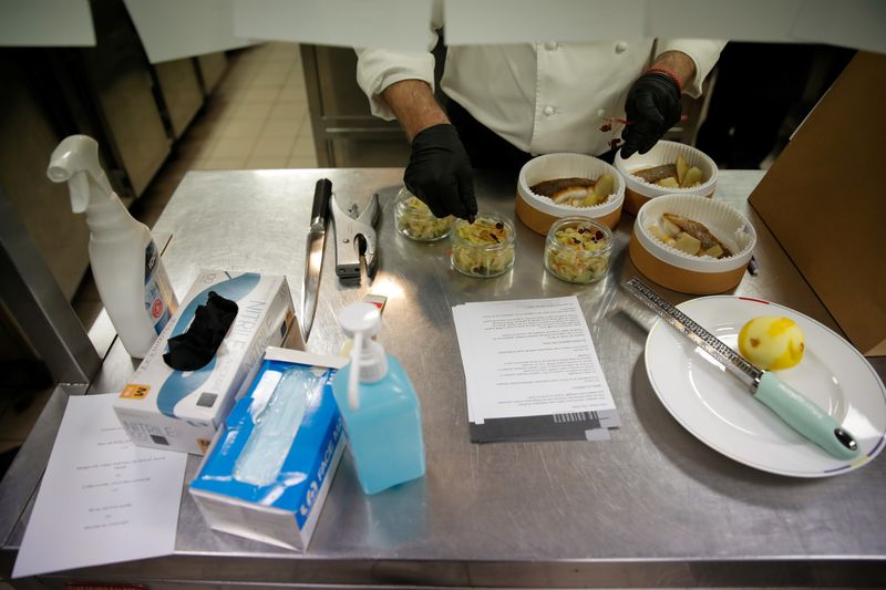 Paris Michelin-starred restaurant serve takeaways amid the outbreak of the